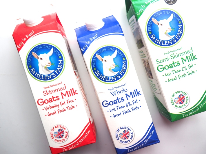 Why not give goats a go?  St Helen's Farm Goats Milk products, milk