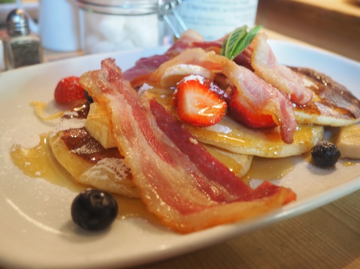 Brunch in Covent Garden, Bills, pancakes and bacon